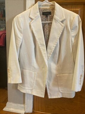Talbots Cream Tailored Women's Blazer